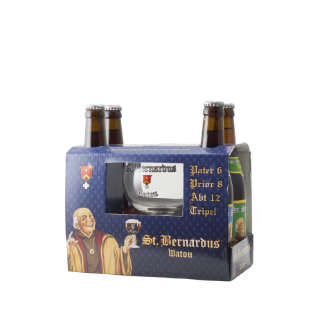 St.Bernardus - Confezione 4x33 con bicchiere