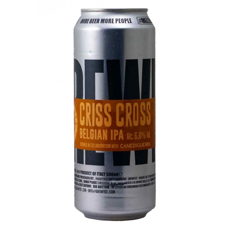 Criss Cross - Brewfist e Canediguerra - Lattina da 50 cl