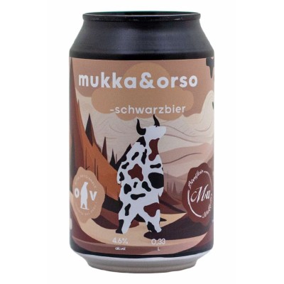 Mukka&Orso - Orso Verde e Mukkeller - Lattina da 33 cl