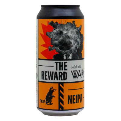 The Reward - Wild Raccoon collab War - Lattina da 44 cl