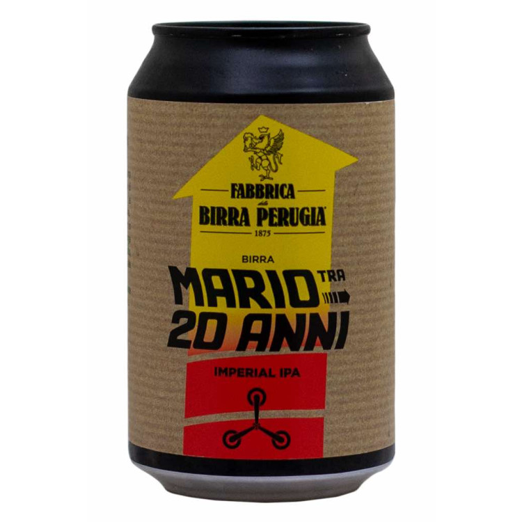 Mario tra 20 anni - Birra Perugia - Lattina da 33 cl